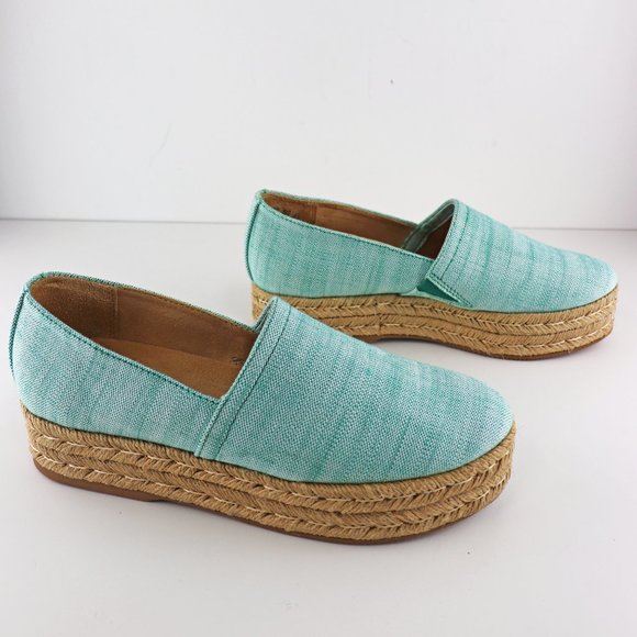 NEW Naturalizer Thea Espadrille Flat Turquoise 8.5 - Picture 4 of 7